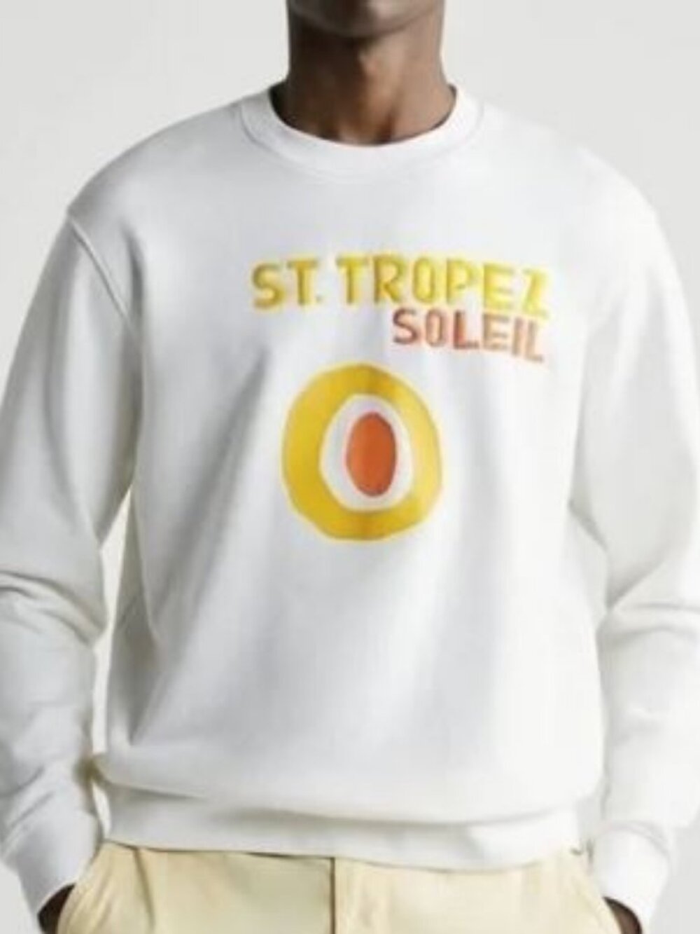 ZARA x Assouline White ST. TROPEZ SOLEIL Sweatshirt XL